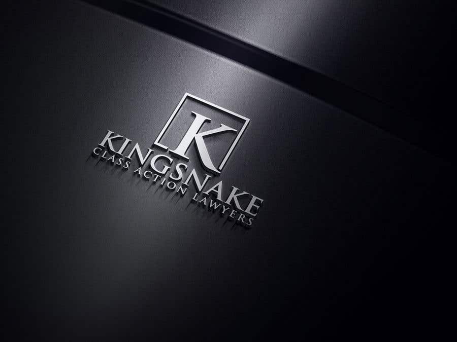 Kilpailutyö #63 kilpailussa                                                 Business Logo Design: Kingsnake Class Action Lawyers
                                            