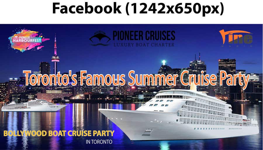Contest Entry #27 for                                                 Designing Creatives for Bollywood Boat Cruise Party
                                            