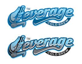 #275 pёr &quot;Leverage&quot; draft Cold Brew Coffee on tap! Logo and Wordmark nga reddmac