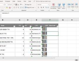 Nro 44 kilpailuun Excel - convert numbers into scanable UPC A &amp; E käyttäjältä seansammut