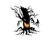 Nro 224 kilpailuun logo of a scary dead tree and a arborist on it käyttäjältä freelancerdez