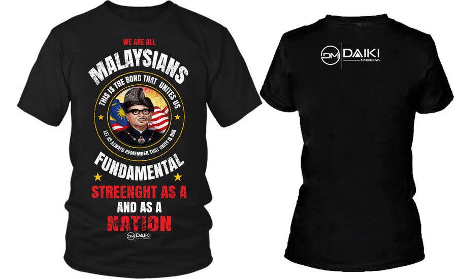 Proposition n°37 du concours                                                 Creative Round Neck Design T-shirt to sell ( Malaysian )
                                            
