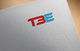 Contest Entry #2 thumbnail for                                                     Logo with word: T3E using the following colors: white, red, light blue
                                                
