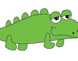#346 for Design a stylized cartoon alligator by graphicart