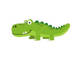 #78 for Design a stylized cartoon alligator by kiekoomonster