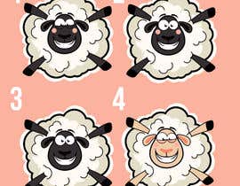 nº 39 pour 3 cartoon animals simple clip art style, big sweet eyes for kids stickers par GribertJvargas 