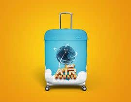 mertgenco tarafından Make a design for Suitcase Cover. Bright, colorful map, airplanes, and our logo as a part of design. için no 26