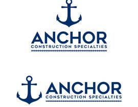 Nro 12 kilpailuun Design help for logo - Anchor Construction Specialties käyttäjältä lokiasan