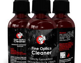 #64 para Design a template label for optical cleaning fluid de hemalborix