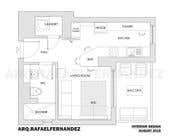 #26 untuk Please take a look on attached floor plan. We are looking for a way to move from 1 to 2 room flat oleh arqfernandezr
