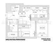 #92 untuk Please take a look on attached floor plan. We are looking for a way to move from 1 to 2 room flat oleh arqfernandezr