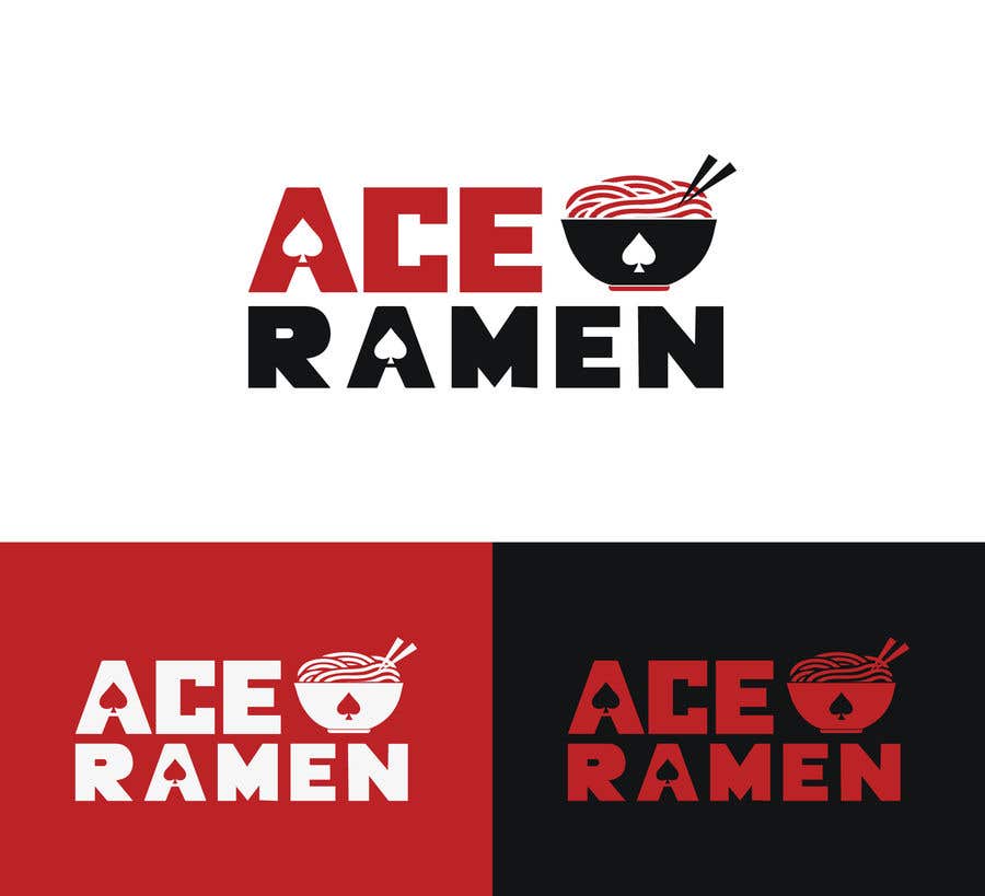 Contest Entry #334 for                                                 Create a new Japanese Ramen restaurant logo called "ACE RAMEN"
                                            