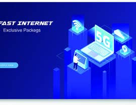 #43 for Banners for Internet Provider&#039;s Application by waqarshahid197