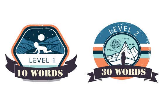 Participación en el concurso Nro.36 para                                                 Design badges for an language learning platform
                                            