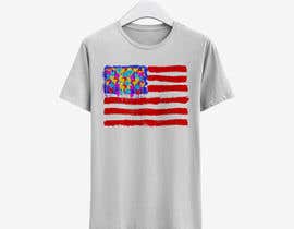#25 for T-Shirt Design &quot;US Flag with Bleeding Hearts - Brushed Painted&quot; by jaleelmkk