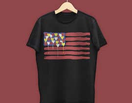 #202 for T-Shirt Design &quot;US Flag with Bleeding Hearts - Brushed Painted&quot; by mrk1designs