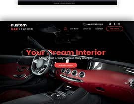 #77 για Home page design for Leather Car Interiors website από creativecas