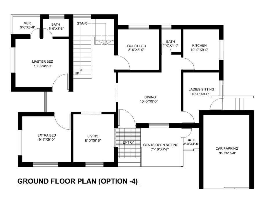 Contest Entry #67 for                                                 Need 2D Floor Plan for my home without elevation
                                            