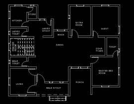 #79 za Need 2D Floor Plan for my home without elevation od arshidk1