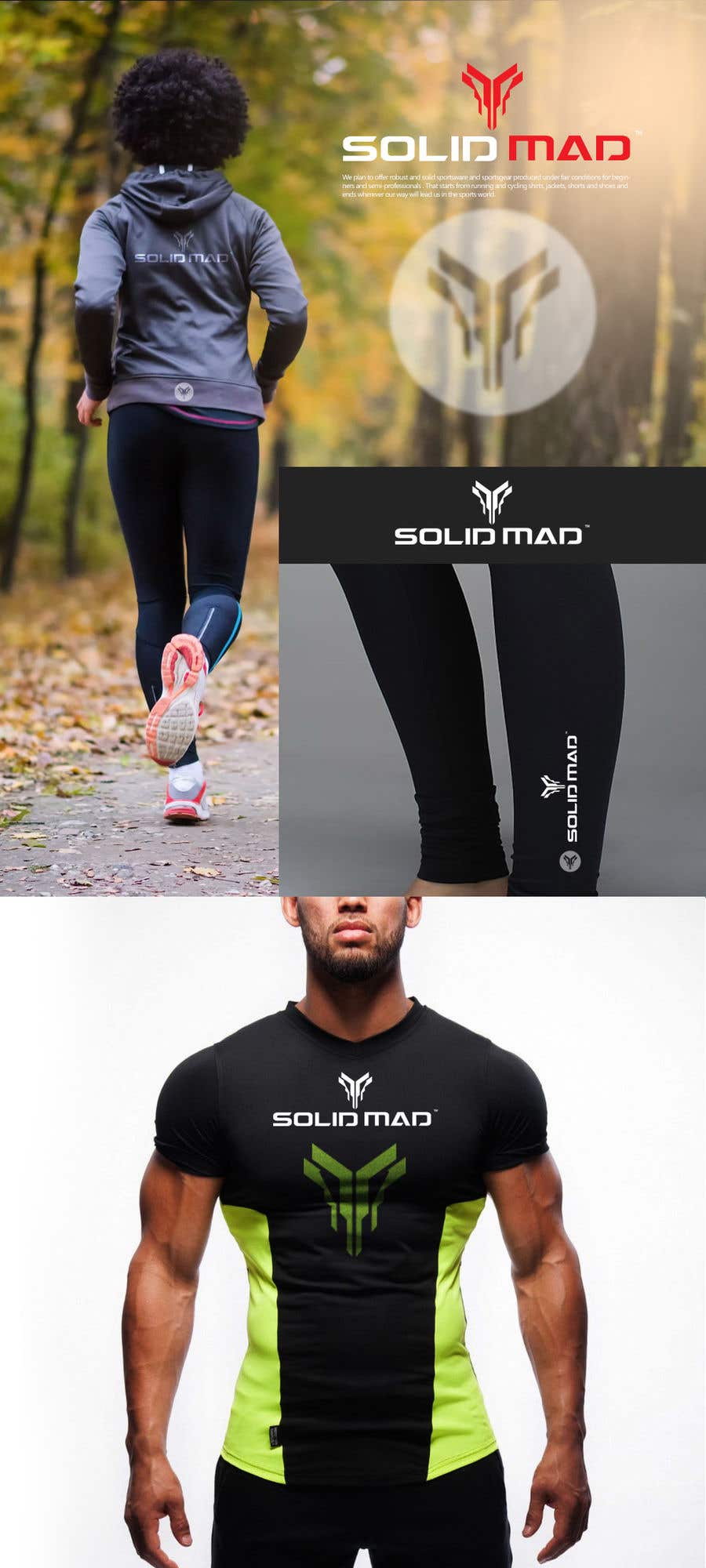 Contest Entry #3768 for                                                 Logo for sportsware and sportsgear brand "Solid Mad"
                                            