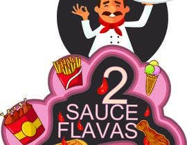 #20 for Logo Design 
Title: 2SauceyyFlavours / TooSauceyyFlavours
With graphic of Mixed Caribbean Food into logo 
- fried chicken &amp; mac n cheese &amp; prawns &amp; waffles etc  - 21/10/2019 13:13 EDT by ajrabby