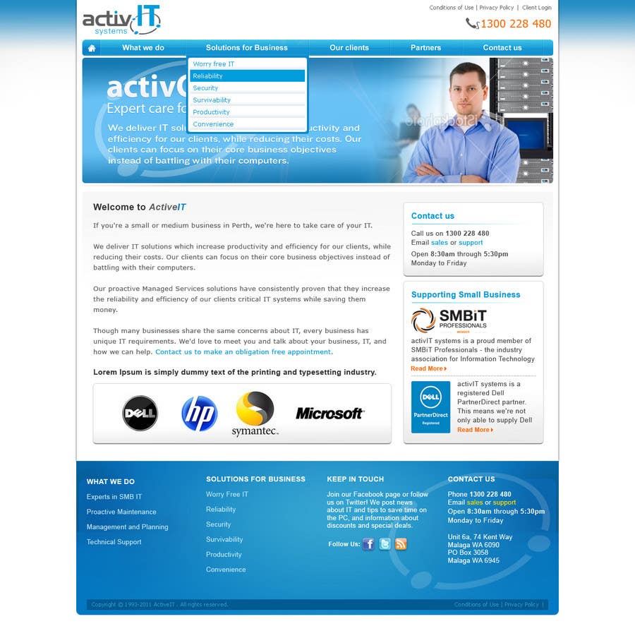 Contest Entry #38 for                                                 Website Design for activIT systems
                                            