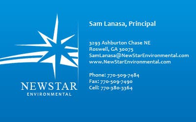 Contest Entry #77 for                                                 Business Card Design for New Star Environmental
                                            