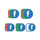 #581 untuk Create a better version of Facebook&#039;s new logo oleh emersonjpinheiro