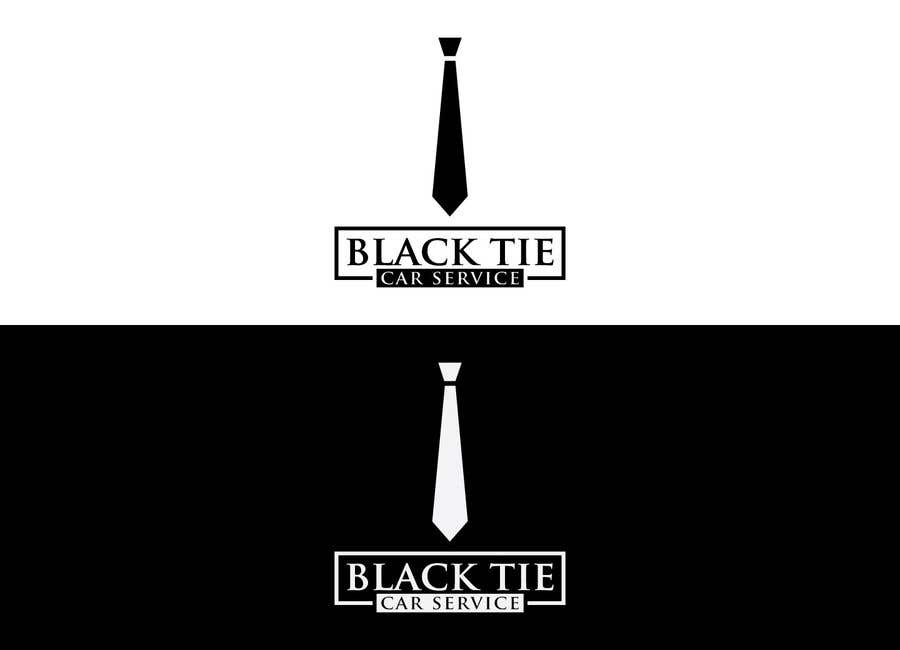 Entri Kontes #23 untuk                                                I would like my current logo re-designed. I want to keep the tie but just want something to look better and more professional. Preferably black and white. We are a black car service
                                            