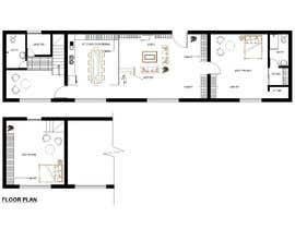 #28 para Plan drawing for 3 room house de farzanayesminbd