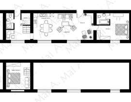 #5 para Plan drawing for 3 room house de maiiali52