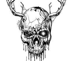 #87 para Illustrate a Skull or Scary Creature de DorianLudewig