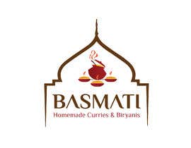 Nro 27 kilpailuun I need a logo designed for my new indian restaurant name “Basmati” and in small below the name “homemade curries &amp; biryanis” käyttäjältä JannatArni