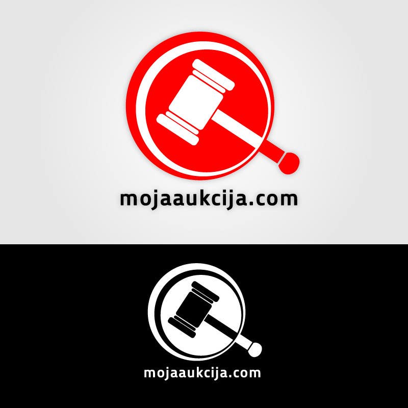 Wettbewerbs Eintrag #47 für                                                 Logo Design for mojaaukcija.com or Mojaaukcija.rs or MOJAAUKCIJA.com
                                            