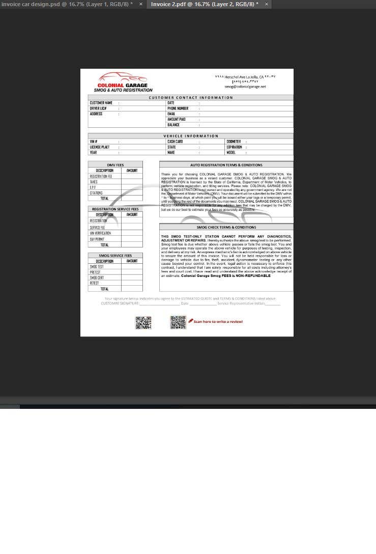 Kandidatura #55për                                                 Need to make my invoice better looking and more organized
                                            