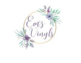#49 pёr I want a logo that says “Em’s Vinyls” I want it to be feminine. I love the colors olive green, and white. I love boho and farmhouse style. I am using this logo for my business of vinyl cups, tshirts, car decals, etc.  - 17/11/2019 12:37 EST nga nhussain7024