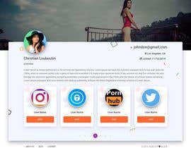 #53 for Single webpage for user profiles by ajibonovodro
