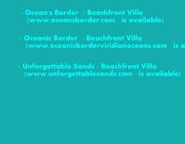 fmbocetosytrazos님에 의한 Name and tagline for a beachfront mini hotel을(를) 위한 #101
