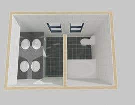 #9 za 2D &amp; 3D Bathroom Rendering Design In Color &amp; Floor Plan-3 Different Views od tanitarchitect