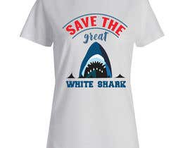 Nro 75 kilpailuun Graphic Design for Endangered Species - Great White Shark käyttäjältä rayhanb551