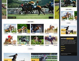 #21 Web(shop) design for a equestrian sport photographer (only the design) részére greenarrowinfo által