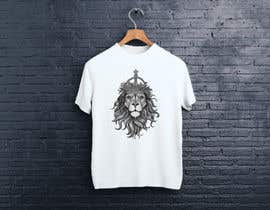 #73 for Illustration for men&#039;s T-shirt - Lion with Crown by srmon