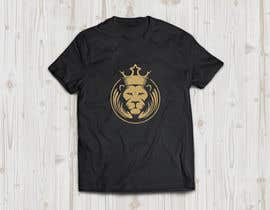 #110 for Illustration for men&#039;s T-shirt - Lion with Crown by srmon