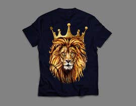 mowchowdhury tarafından Illustration for men&#039;s T-shirt - Lion with Crown için no 113