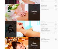 nº 7 pour Design a Website Mockup for Beauty Salon par dusanevipul 