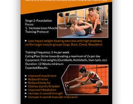#19 para Design A Fitness Brochure And An Info-graphic de Biplob912