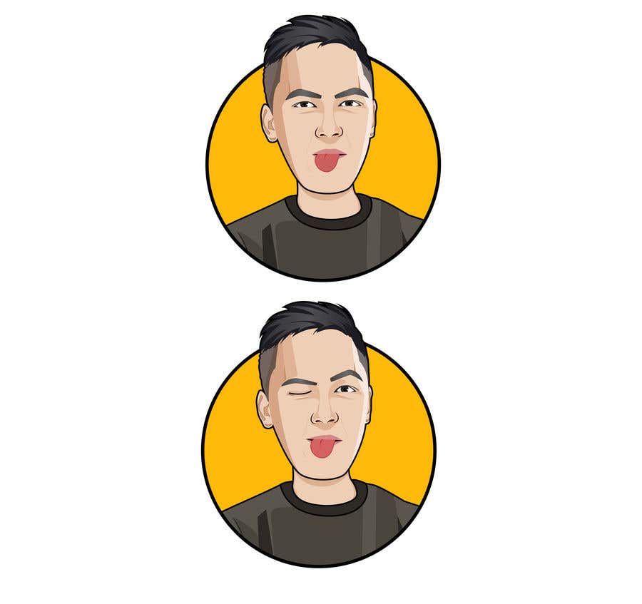 Entry #29 by Sanatabasuum for Turn my face into a cartoon version |  Freelancer