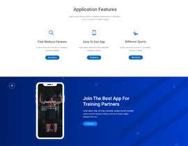 #29 for Build A Mockup Landing Page for a Fitness App by Eleyasali