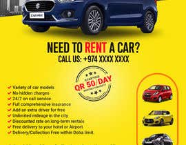 #61 para Designning an Advertisment (A4 size) for car rental business de crazywebonline