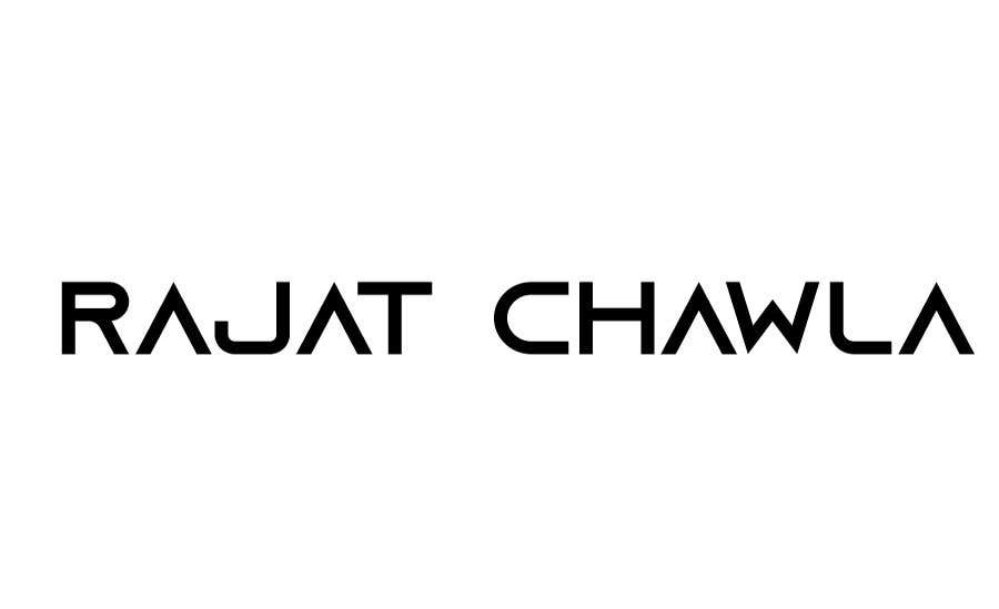 Entry #205 by joydey1198 for Create a Design Logo for the Name - RAJAT  CHAWLA | Freelancer